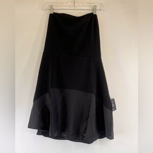 Lulu's NWT Black Strapless Mini Dress Sweetheart Bodice Whimsygoth  Minimalist